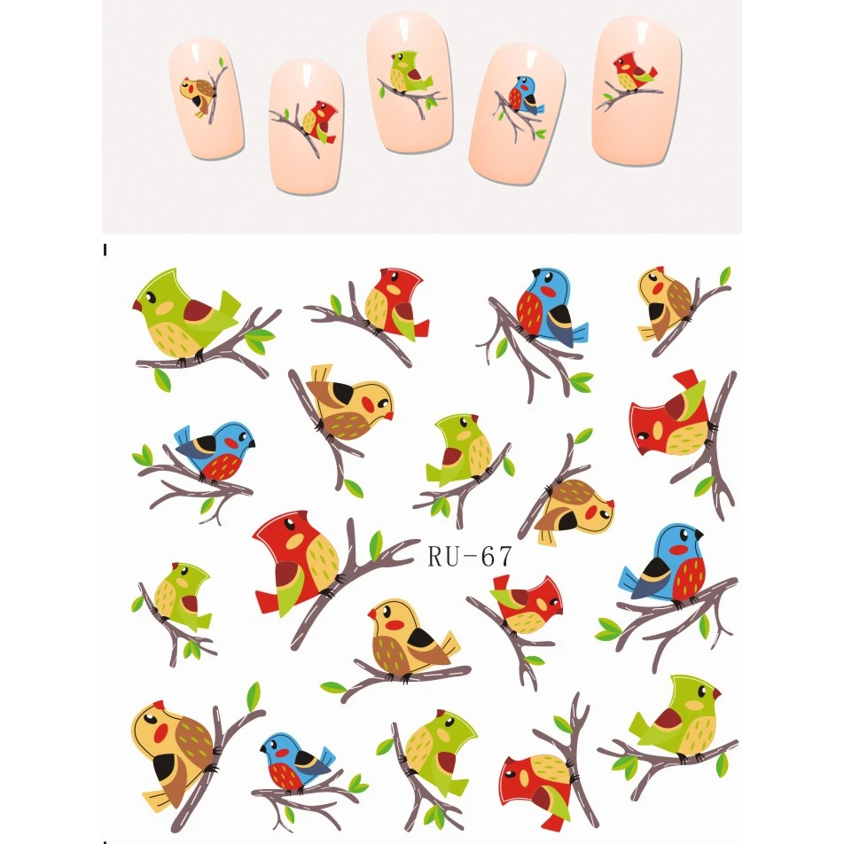 UPRETTEGO NAIL ART BEAUTY WATER DECAL SLIDER NAIL STICKER LOVELY BIRD CUTE OWL COLORFUL LACE RU067-072
UPRETTEGO NAIL ART BEAUTY WATER DECAL SLIDER NAIL STICKER LOVELY BIRD CUTE OWL COLORFUL LACE RU067-072