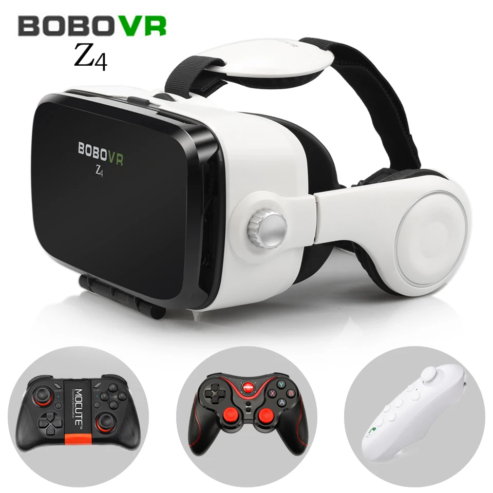 Очки виртуальной реальности BOBOVR Z4 VR 3D очки с гарнитурой картонные наушники vr для