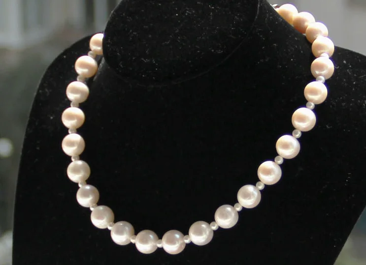 Wedding women Jewelry 18'' 2X3MM 10X12MM Top AAA Natural Freshwater pearl WHITE Pearl Choker Necklace highlight Handmade
Wedding women Jewelry 18'' 2X3MM 10X12MM Top AAA Natural Freshwater pearl WHITE Pearl Choker Necklace highlight Handmade