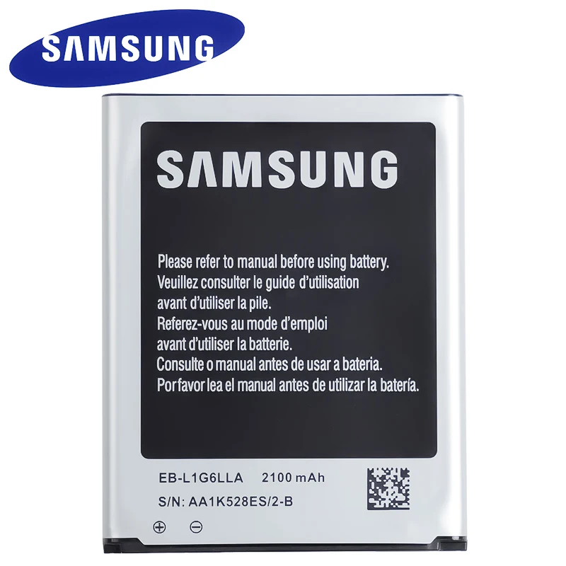 Фото Оригинальный аккумулятор для Samsung Galaxy S3 Новый i535 i747 EB L1G6LLA R580 L710 T999 i930 Ativ NFC 2100
