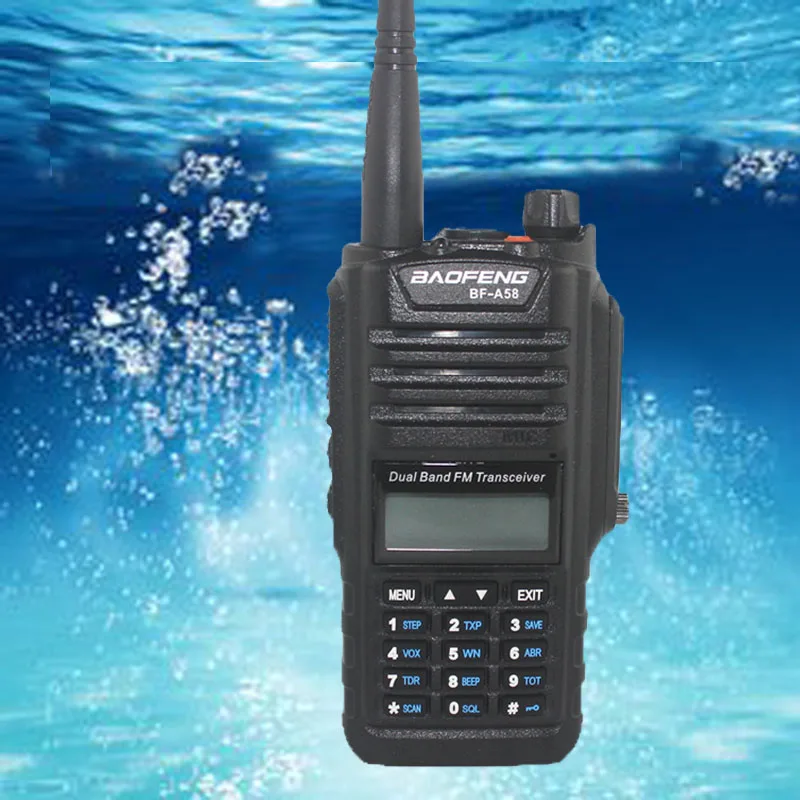 Waterproof walkie talkie pair Baofeng BF-A58 IP57 Waterproof Dustproof professional Two Way Radio sister baofeng uv-xr Radio
Waterproof walkie talkie pair Baofeng BF-A58 IP57 Waterproof Dustproof professional Two Way Radio sister baofeng uv-xr Radio