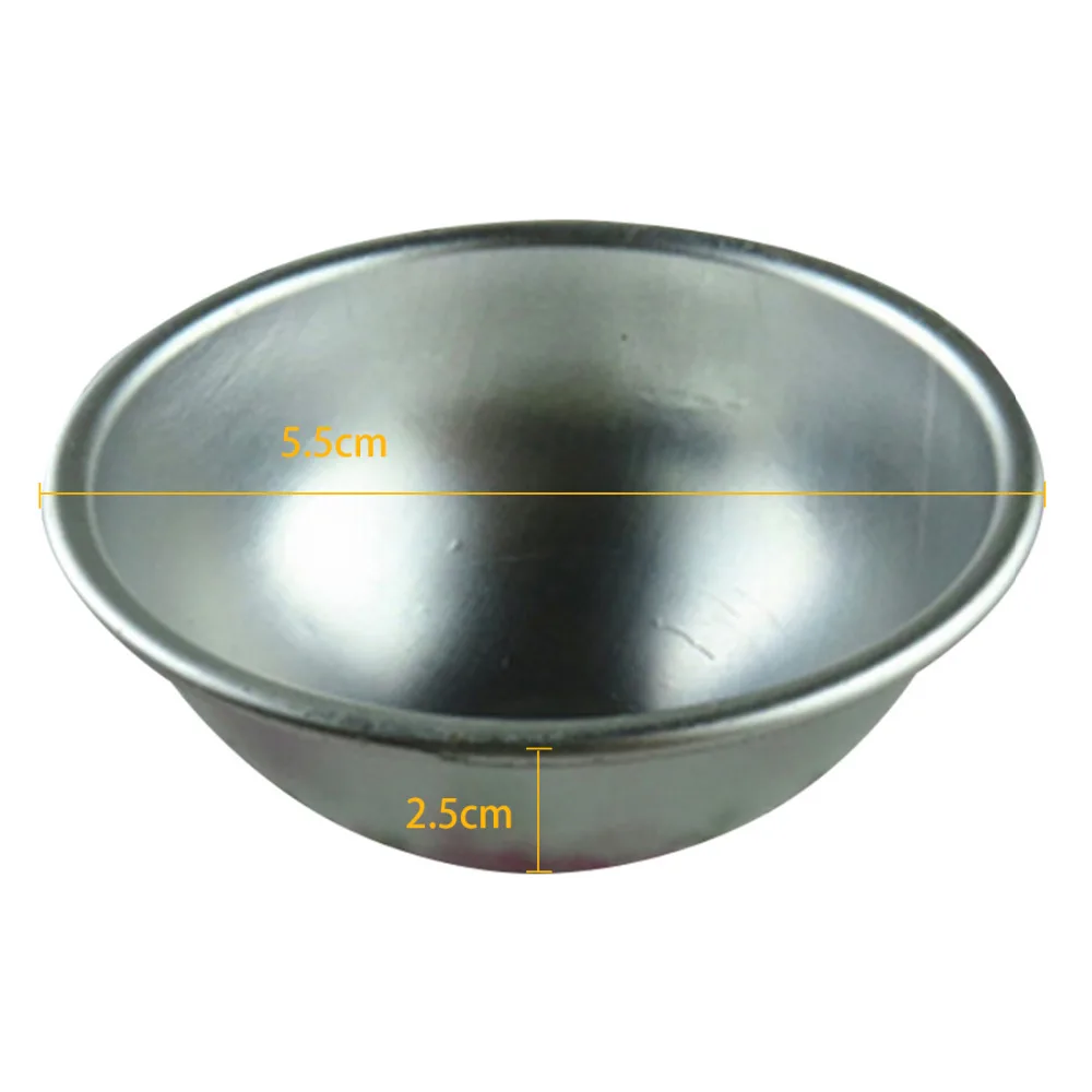 2pcs Mini Aluminum Alloy Bath Bomb Salt Ball Mold 3D Sphere Shape DIY Spa Tool Accessories Crafting Gifts Semicircle Sphere Mold
2pcs Mini Aluminum Alloy Bath Bomb Salt Ball Mold 3D Sphere Shape DIY Spa Tool Accessories Crafting Gifts Semicircle Sphere Mold