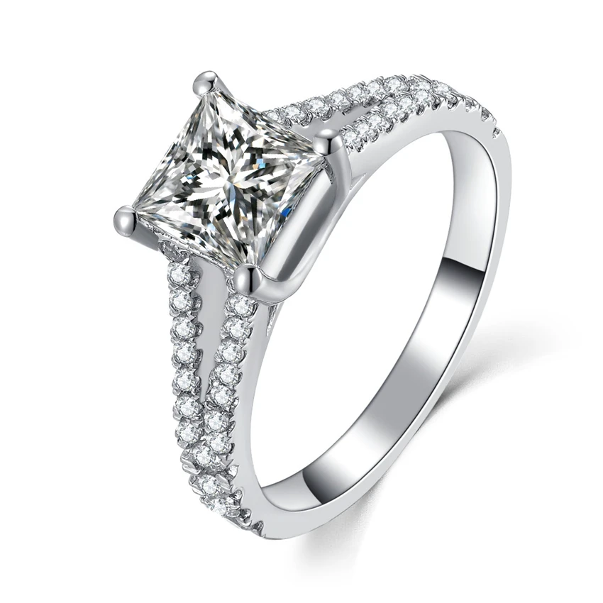Nice-Looking 1.5Ct Princess Cut Diamond Engagement Ring for Her Solid Platinum 950 White Gold Jewelry
Nice-Looking 1.5Ct Princess Cut Diamond Engagement Ring for Her Solid Platinum 950 White Gold Jewelry