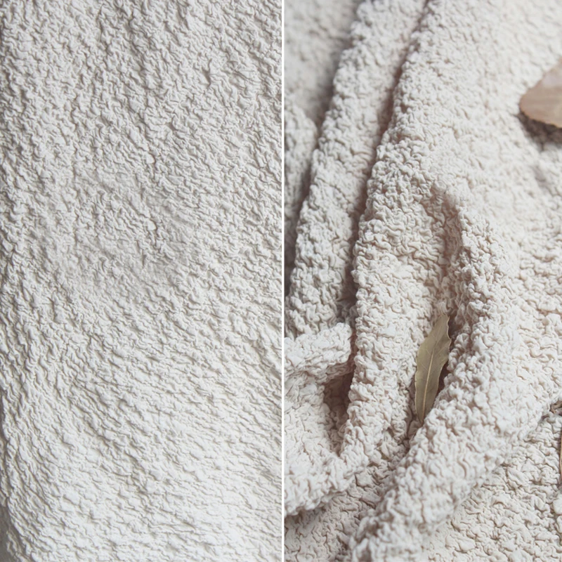 Chinese Wind Beige Color Cotton Texture Fabric Wrinkled Cotton Linen Material Stretched Shirt Broad-legged pants Dress Fabric
Chinese Wind Beige Color Cotton Texture Fabric Wrinkled Cotton Linen Material Stretched Shirt Broad-legged pants Dress Fabric