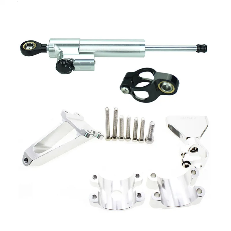 Motorcycle grip directional damper CNC Steering stabilizer damper mounting bracket kit For HONDA CBR600 CBR 600 F4i 1999-2004
Motorcycle grip directional damper CNC Steering stabilizer damper mounting bracket kit For HONDA CBR600 CBR 600 F4i 1999-2004