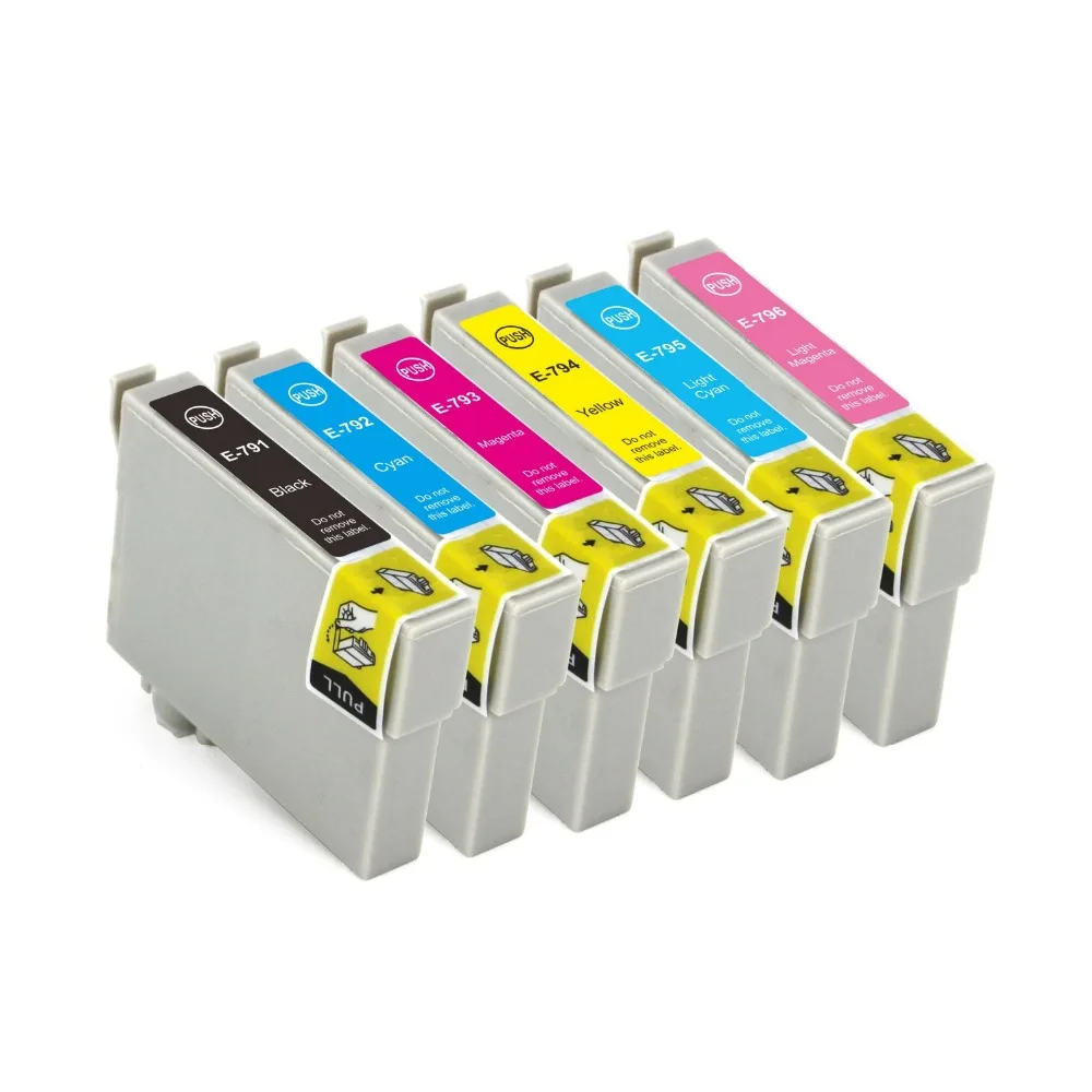 Картридж чернильный T0791 T0792 T0793 T0794 T0795 T0796 для Epson 1500W P50 PX650 PX660 PX700W PX710FW с чипом, 6 шт.
Картридж чернильный T0791 T0792 T0793 T0794 T0795 T0796 для Epson 1500W P50 PX650 PX660 PX700W PX710FW с чипом, 6 шт.