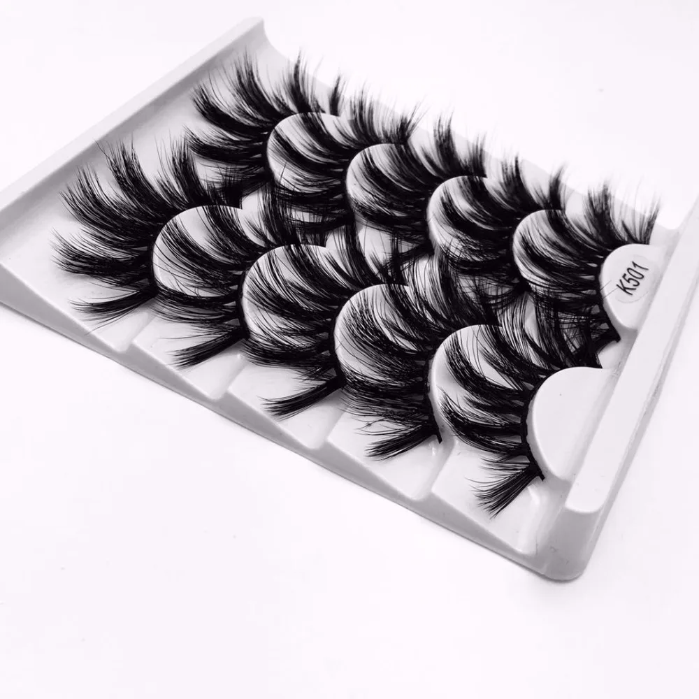 NEW 50 Pairs 3D Mink Hair False Eyelashes Criss-cross Wispy Cross Fluffy 22mm-25mm Lashes Extension Handmade Eye Makeup Tools
NEW 50 Pairs 3D Mink Hair False Eyelashes Criss-cross Wispy Cross Fluffy 22mm-25mm Lashes Extension Handmade Eye Makeup Tools