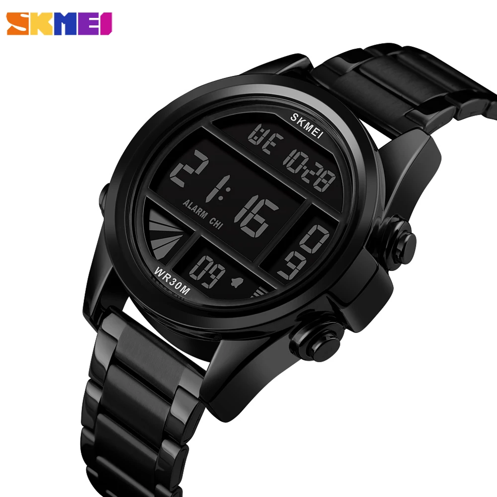 SKMEI Luxury Mens Sports Watches Chronograph Waterproof Stainless Steel Clock Military Digital Wristwatches Relogio Masculino
SKMEI Luxury Mens Sports Watches Chronograph Waterproof Stainless Steel Clock Military Digital Wristwatches Relogio Masculino