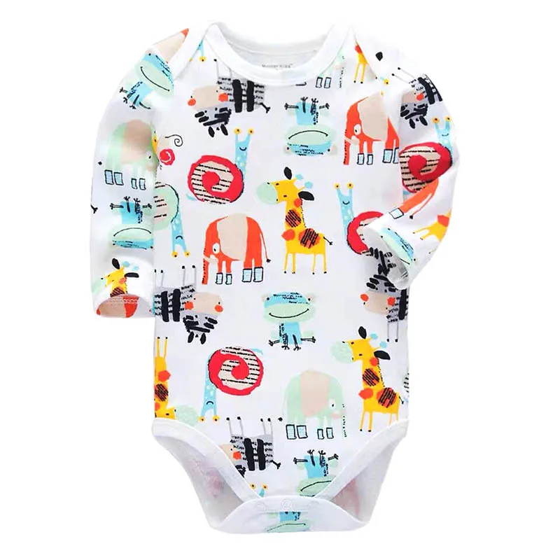 

Newborn Bodysuit Baby Girl Boy Clothes 100%cotton Cartoon print Long sleeves Infant Clothing 1piece 0-24 months