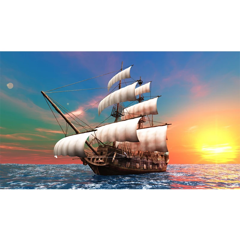 Full Square Drill 5D DIY ailboat dawn the sea diamond painting Cross Stitch 3D Embroidery Kits home decor H27
Full Square Drill 5D DIY ailboat dawn the sea diamond painting Cross Stitch 3D Embroidery Kits home decor H27