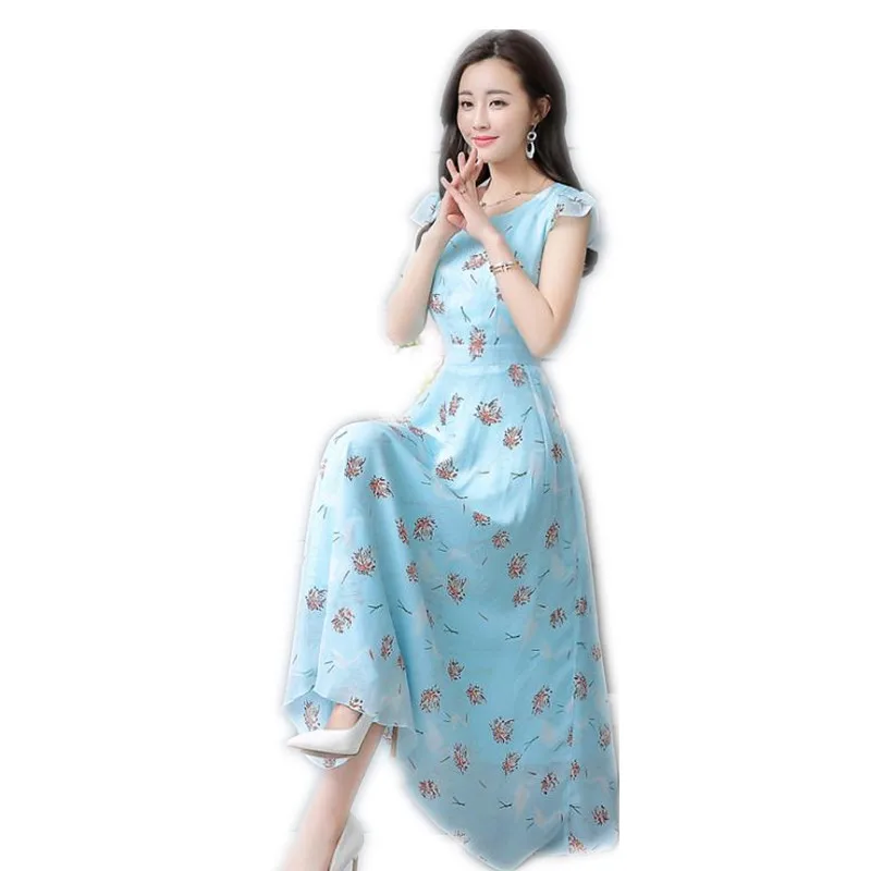 2019 Women Summer Dress Sweet Floral Print Chiffon Dress Plus Size Women Clothing Elegant Slim Tunic Women Dress Vestidos Q335
2019 Women Summer Dress Sweet Floral Print Chiffon Dress Plus Size Women Clothing Elegant Slim Tunic Women Dress Vestidos Q335