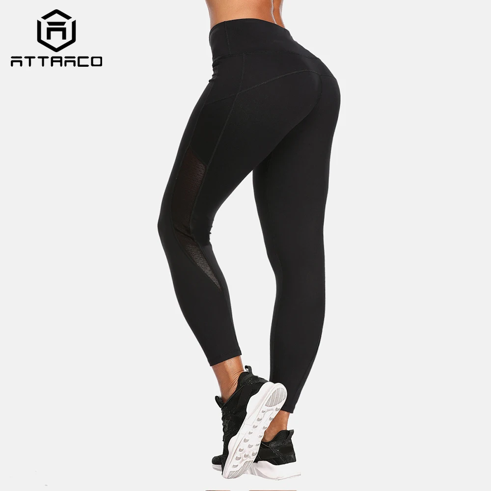 Attraco Women Yoga Pants Women Slim High Waist Sports Pants Lace Mesh Gym Fitness Elastic Trousers Running Trainning Pants
Attraco Women Yoga Pants Women Slim High Waist Sports Pants Lace Mesh Gym Fitness Elastic Trousers Running Trainning Pants