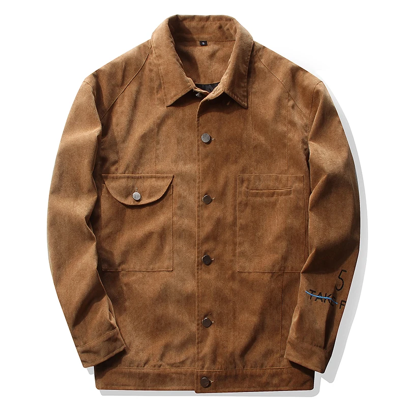 2017 Model Loose Slim Fit Pocket Button Windbreaker Warm Jacket Outwear Fashion Men Corduroy Jacket High Quality Men's Clothing
2017 Model Loose Slim Fit Pocket Button Windbreaker Warm Jacket Outwear Fashion Men Corduroy Jacket High Quality Men's Clothing