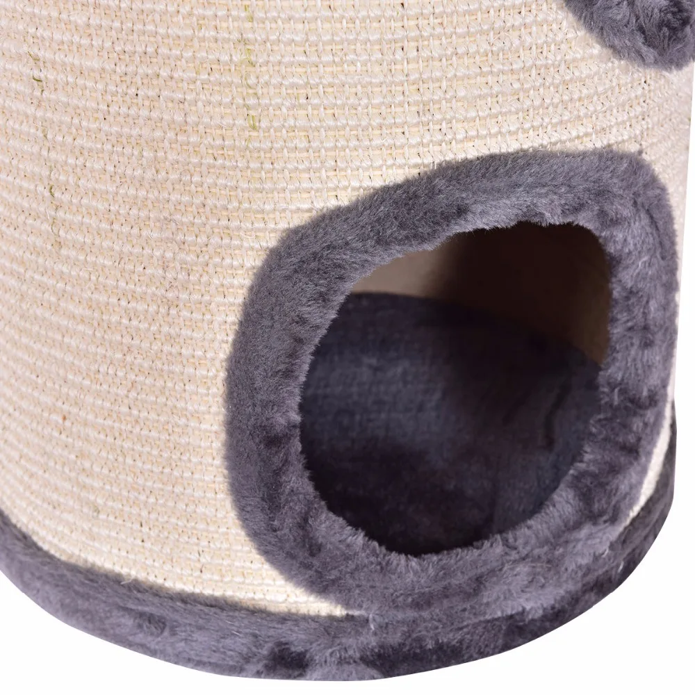 Goplus 3-story Cat Tower Kitten Cat Tree Wood Animal Puppy Climbing Frame Pet Furniture Soft Fleece Scratching Posts PS6840
Goplus 3-story Cat Tower Kitten Cat Tree Wood Animal Puppy Climbing Frame Pet Furniture Soft Fleece Scratching Posts PS6840