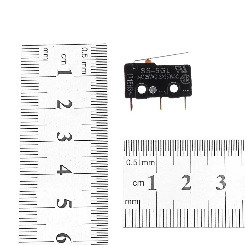 5pcs Original SS-5GL Micro Limit Switch For 3D Printer Accessories ENDSTOP RAMPS 1.4 Omron Integrated Circuits Parts Accessories
5pcs Original SS-5GL Micro Limit Switch For 3D Printer Accessories ENDSTOP RAMPS 1.4 Omron Integrated Circuits Parts Accessories