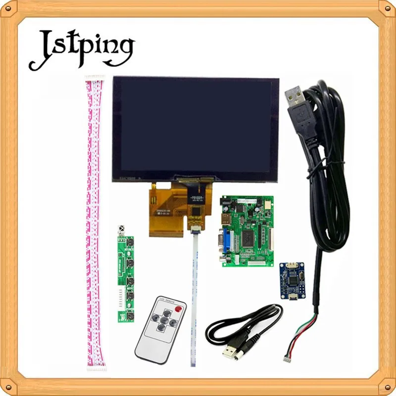 Jstping 5 дюймов 800*480 HDMI VGA проектор LCD емкостный экран монитор драйвер плата