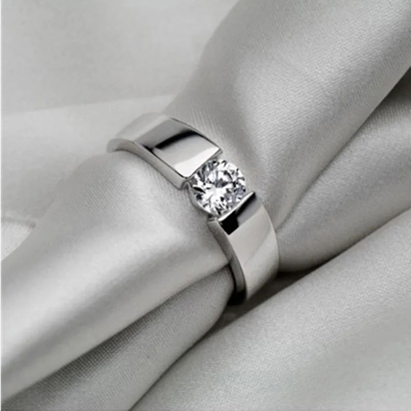 Promise Silver Men Ring Jewelry 0.5carat SONA Simulate Diamond Engagement Male Ring Platinum Plated Pt950 Print Big Size Ring
Promise Silver Men Ring Jewelry 0.5carat SONA Simulate Diamond Engagement Male Ring Platinum Plated Pt950 Print Big Size Ring