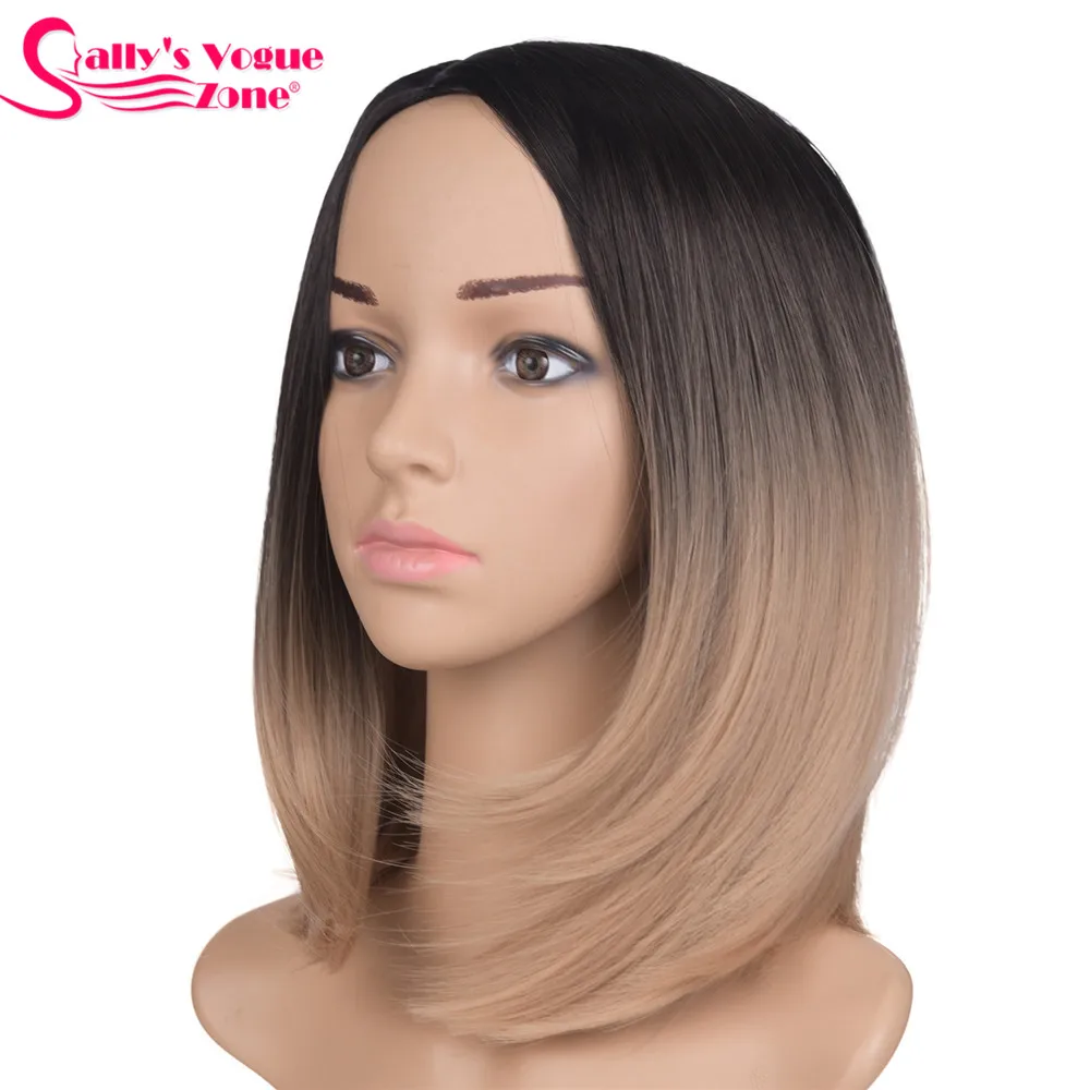 Sallyhair, Синтетические прямые парики, средняя часть, 12 дюймов, высокотемпературное волокно для женщин, Короткие парики с эффектом омбре, цвет черный, блонд, Боб
Sallyhair, Синтетические прямые парики, средняя часть, 12 дюймов, высокотемпературное волокно для женщин, Короткие парики с эффектом омбре, цвет черный, блонд, Боб