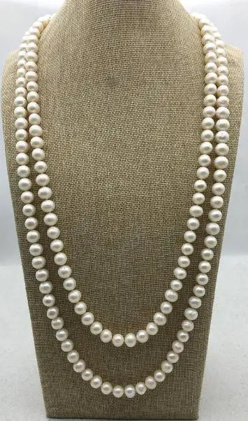 65 inches Long Pearl Jewelry White Color Freshwater Pearl Necklace,AA 10-11MM Genuine Pearl Jewelry,Love,Mothers Day Gift 
65 inches Long Pearl Jewelry White Color Freshwater Pearl Necklace,AA 10-11MM Genuine Pearl Jewelry,Love,Mothers Day Gift
