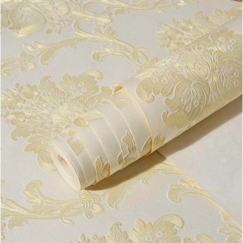 European Style Non-Woven Wallpaper 3D Stereo Embossed Flower Luxury Wallpaper Living Room Bedroom Backdrop Wall Papel De Parede
European Style Non-Woven Wallpaper 3D Stereo Embossed Flower Luxury Wallpaper Living Room Bedroom Backdrop Wall Papel De Parede