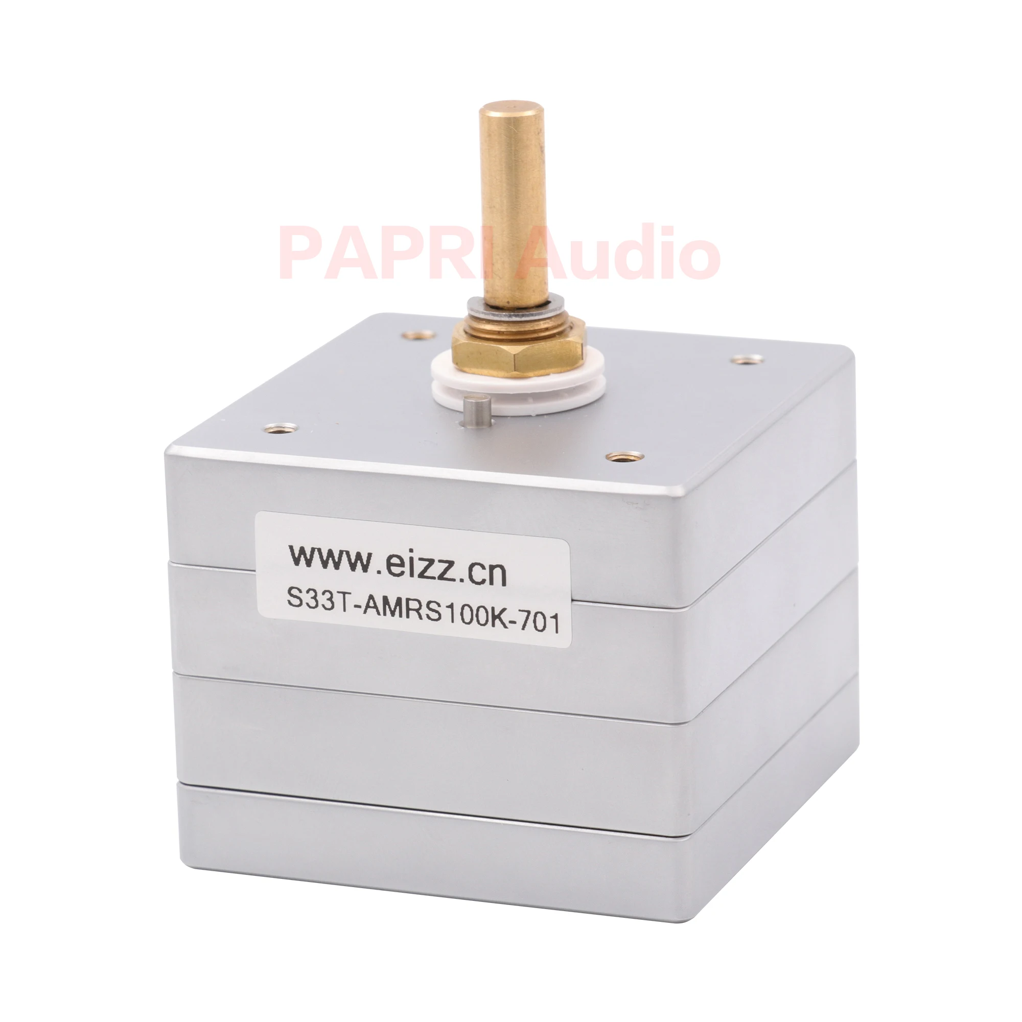 EIZZ High End 33 Steps Stereo 100K Volume Potentiometer LOG Balance Stepped Attenuator For Hifi Audio AMP DIY Brass Shaft
EIZZ High End 33 Steps Stereo 100K Volume Potentiometer LOG Balance Stepped Attenuator For Hifi Audio AMP DIY Brass Shaft