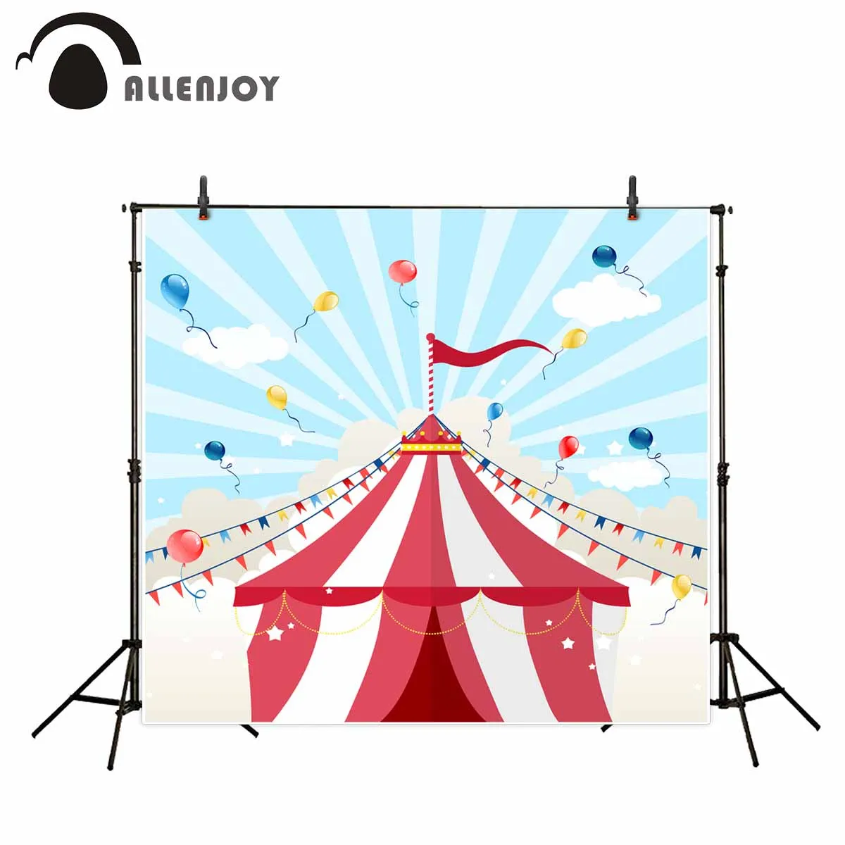 

Allenjoy фоны для фотосъемки фон с изображением цирка шары для детей день рождения для фотосессии