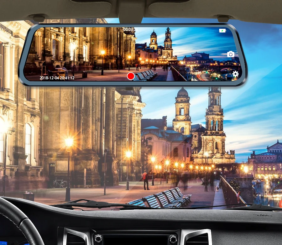 10" IPS Car Stream Media Rearview Mirror DVR Camera FHD 1080P Dual Camera Auto Car Video Player Car Intelligent System Dash Cam
10" IPS Car Stream Media Rearview Mirror DVR Camera FHD 1080P Dual Camera Auto Car Video Player Car Intelligent System Dash Cam