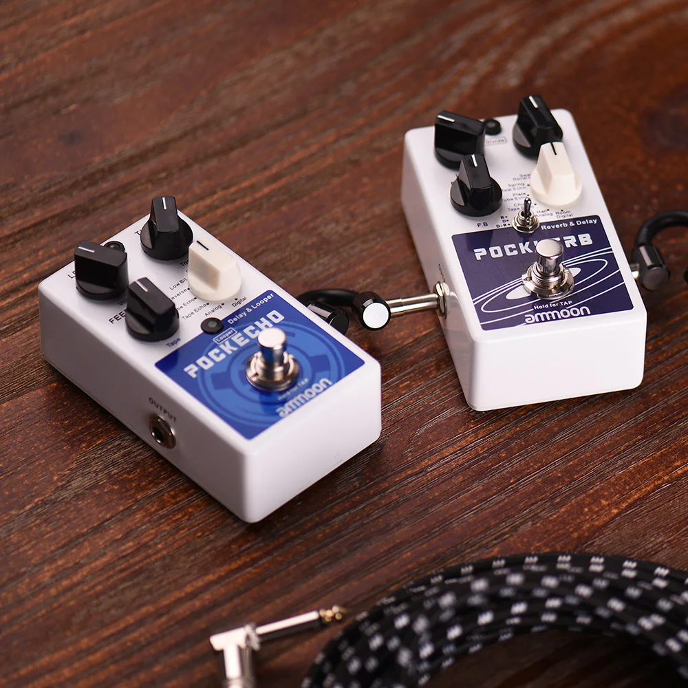 ammoon POCKVERB POCKLOOP Reverb & Delay Guitar Effect Pedal 7 Reverb Effects+7 Delay Effects With Tap Tempo Function True Bypass
ammoon POCKVERB POCKLOOP Reverb & Delay Guitar Effect Pedal 7 Reverb Effects+7 Delay Effects With Tap Tempo Function True Bypass