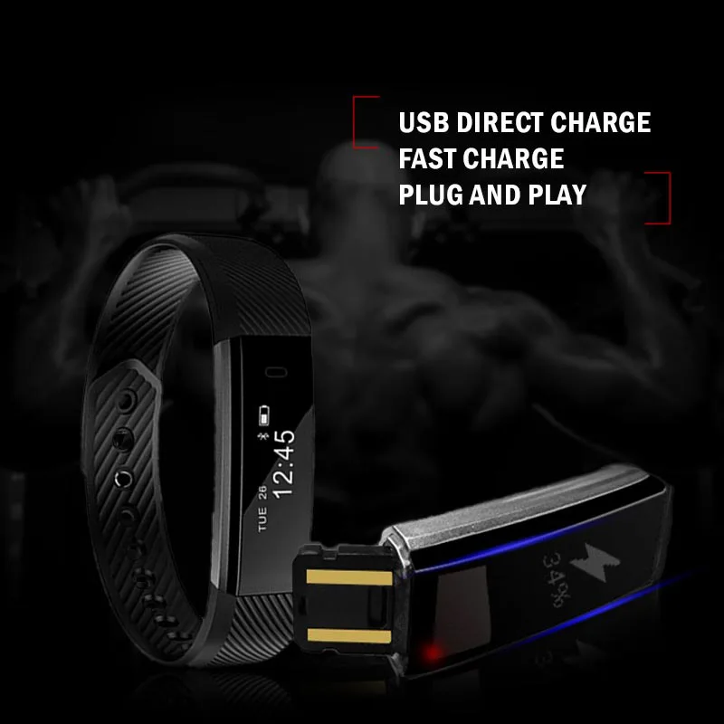 ID115 Smart Wristbands Fitness Tracker Smart Bracelet Pedometer Bluetooth Smartband Waterproof Sleep Monitor Wrist Watch
ID115 Smart Wristbands Fitness Tracker Smart Bracelet Pedometer Bluetooth Smartband Waterproof Sleep Monitor Wrist Watch
