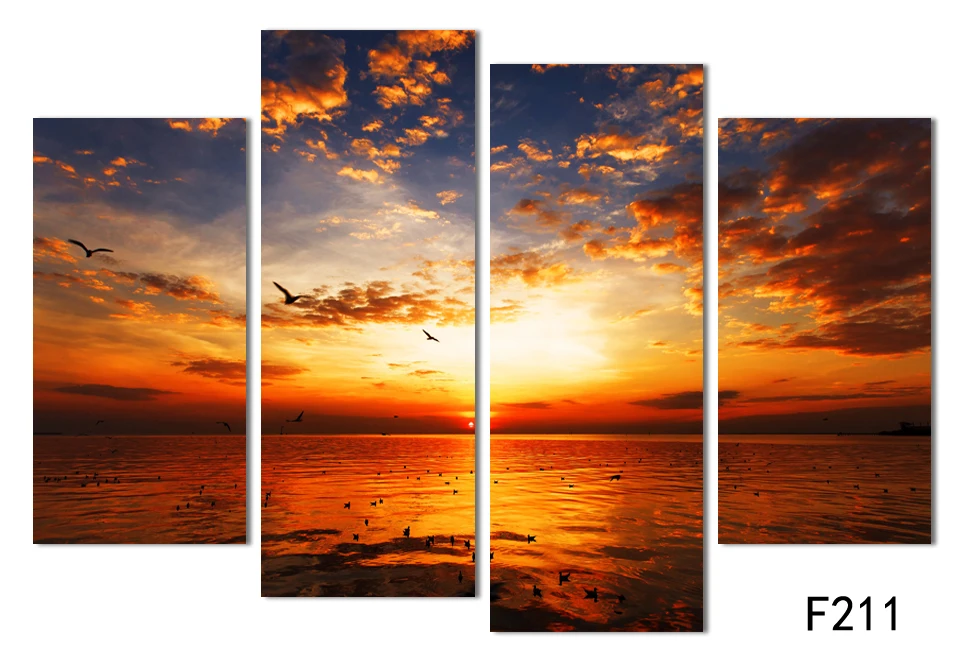 Hot Sells 4 panels sell sunrise foam on the coast Wall Art Picture home decoration painting for living room printed Modern art
Hot Sells 4 panels sell sunrise foam on the coast Wall Art Picture home decoration painting for living room printed Modern art