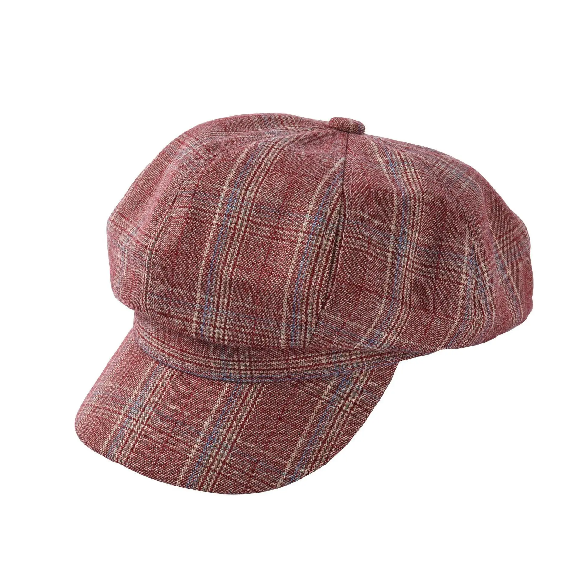 Fashion Retro Plaid Octagonal Hat Women Autumn Casual Berets Lattice Newsboy Hat Female Visor Caps High Quality
Fashion Retro Plaid Octagonal Hat Women Autumn Casual Berets Lattice Newsboy Hat Female Visor Caps High Quality