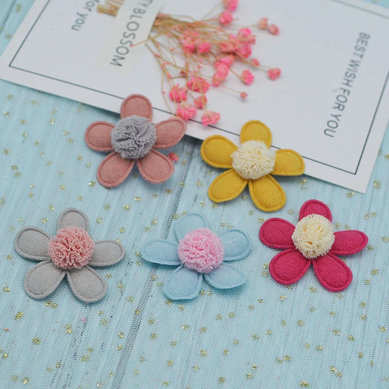 20pcs/lot 4cm Felt Flower Pads Patches Appliques for Craft Clothes Sewing Supplies DIY Hair Clip Accessories
20pcs/lot 4cm Felt Flower Pads Patches Appliques for Craft Clothes Sewing Supplies DIY Hair Clip Accessories