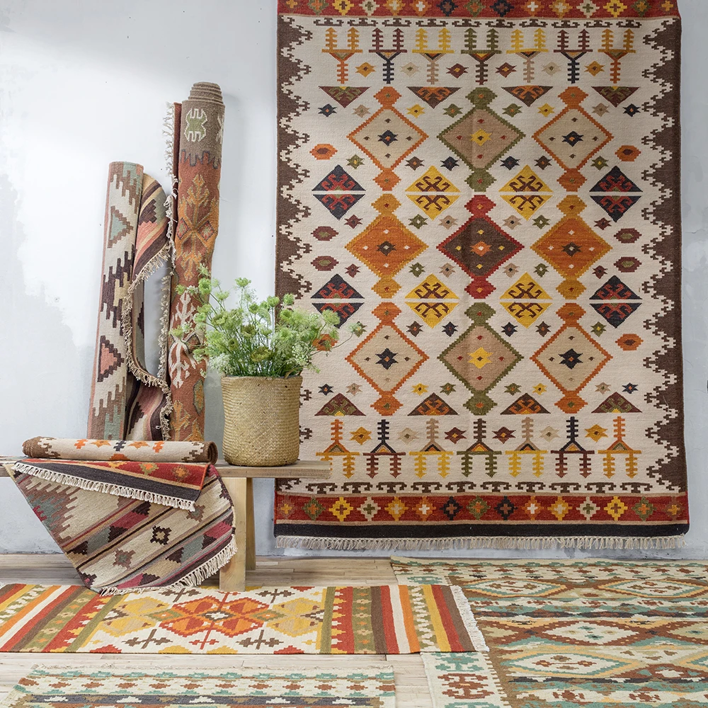 India Kilim Nation Foreign Lands Bomi Wind Geometry Northern Europe Modern A Living Room Carpet Land Pad Tapestry
India Kilim Nation Foreign Lands Bomi Wind Geometry Northern Europe Modern A Living Room Carpet Land Pad Tapestry