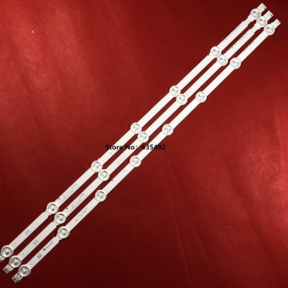 100% New 630mm 3 PCS*A1 LED strip 32"ROW2.1 6916L-1204A 6916L-1205A 6916L-1105A 6916L-1106A For 32ln5400 32LN5100 32LN520B
100% New 630mm 3 PCS*A1 LED strip 32"ROW2.1 6916L-1204A 6916L-1205A 6916L-1105A 6916L-1106A For 32ln5400 32LN5100 32LN520B