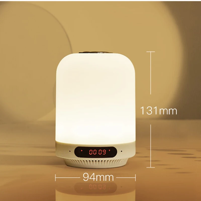 Newly Multi-functional Bluetooth Speaker FM Radio Charging Bedside Night Light Support AUX XSD88 
Newly Multi-functional Bluetooth Speaker FM Radio Charging Bedside Night Light Support AUX XSD88