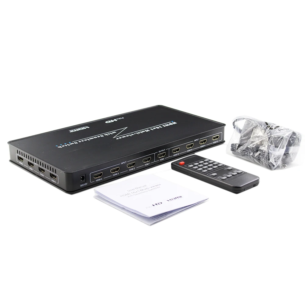 HDMI 16x1 Multi-viewer with seamless switcher HDMI Screen Real Time Multiviewer with HDMI seamless Switcher 1080P HD Display
HDMI 16x1 Multi-viewer with seamless switcher HDMI Screen Real Time Multiviewer with HDMI seamless Switcher 1080P HD Display