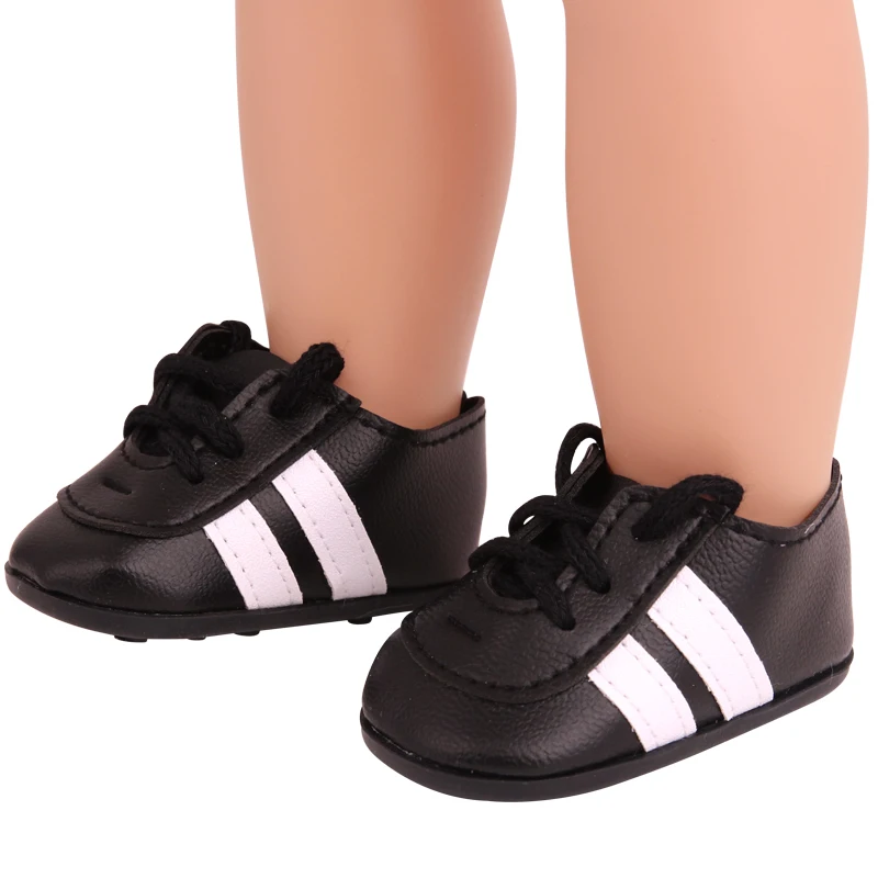 18 inch Girls doll shoes spikes Black sports football shoes PU American newborn shoe Baby toys fit 43 cm baby dolls Hiking s241
18 inch Girls doll shoes spikes Black sports football shoes PU American newborn shoe Baby toys fit 43 cm baby dolls Hiking s241