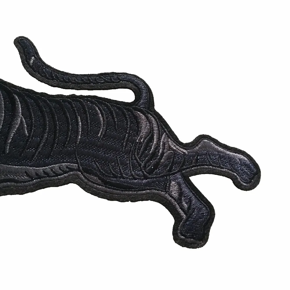 Black Running Tiger Embroidery Patch Sew on Applique Embroideried Patches for Clothes T-shirt DIY Apparel Decoration Accessories
Black Running Tiger Embroidery Patch Sew on Applique Embroideried Patches for Clothes T-shirt DIY Apparel Decoration Accessories