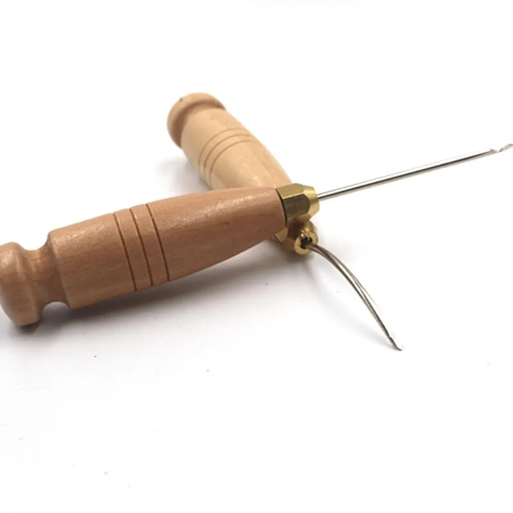 Passion Junetree 2PCS Wooden Handle Leather Stitching Sewing Awl Repair Tool Curved Stitching Awl and Straight Awl
Passion Junetree 2PCS Wooden Handle Leather Stitching Sewing Awl Repair Tool Curved Stitching Awl and Straight Awl