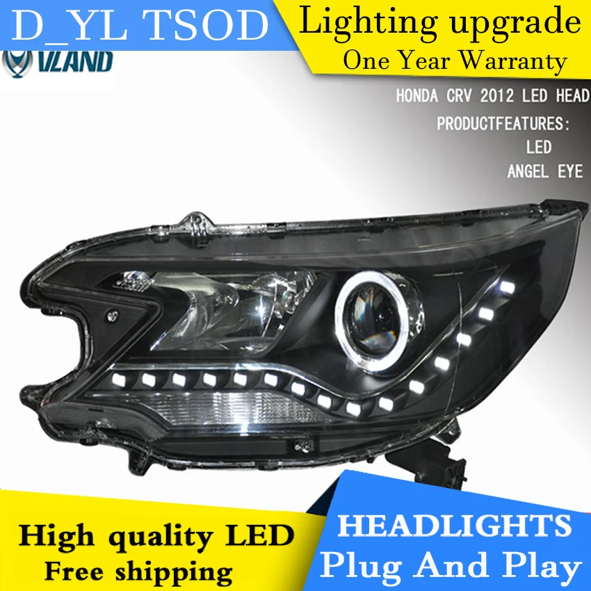 DY_L Car Goods Car styling Car Lamp for Honda C-RV CRV LED Headlight LED Angel Eye DRL HID Xenon Light Plug and Play for 2012
DY_L Car Goods Car styling Car Lamp for Honda C-RV CRV LED Headlight LED Angel Eye DRL HID Xenon Light Plug and Play for 2012