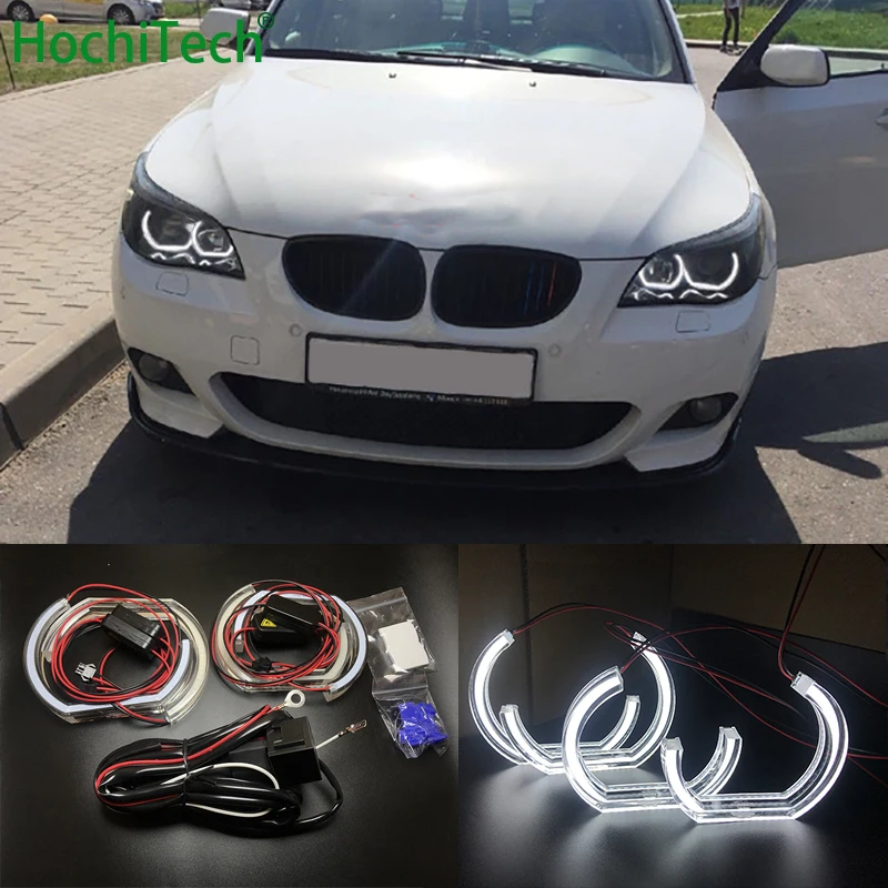 White Crystal DTM Style LED Angel Eyes Halo Rings Light kits For BMW 5 SERIES E60 E61 LCI M5 2007-2010 Xenon headlight
White Crystal DTM Style LED Angel Eyes Halo Rings Light kits For BMW 5 SERIES E60 E61 LCI M5 2007-2010 Xenon headlight