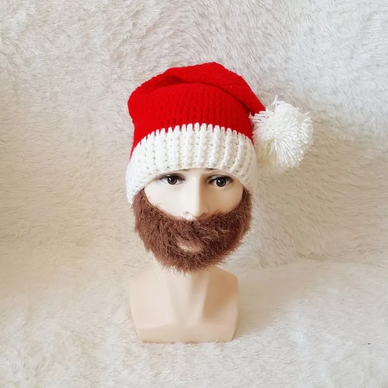 Buy hat gift fake beard new fashion Christmas hat autumn and winter beard handmade knit hat unisex 
Buy hat gift fake beard new fashion Christmas hat autumn and winter beard handmade knit hat unisex