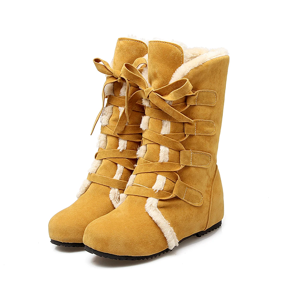 2017 New Snow Boots Russia Warm Large Size 34-52 Women Boots High Quality Thick Snow Patent Winter Shoes Woman Middle Boot 509
2017 New Snow Boots Russia Warm Large Size 34-52 Women Boots High Quality Thick Snow Patent Winter Shoes Woman Middle Boot 509