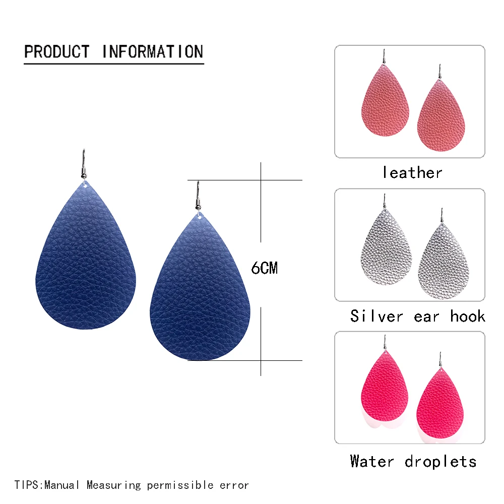 JUST FEEL 10 Colors New Teardrop Leather Earrings Antique Looking Various Dangle Drop Earrings Leather Fashion Bohemian Earrings
JUST FEEL 10 Colors New Teardrop Leather Earrings Antique Looking Various Dangle Drop Earrings Leather Fashion Bohemian Earrings