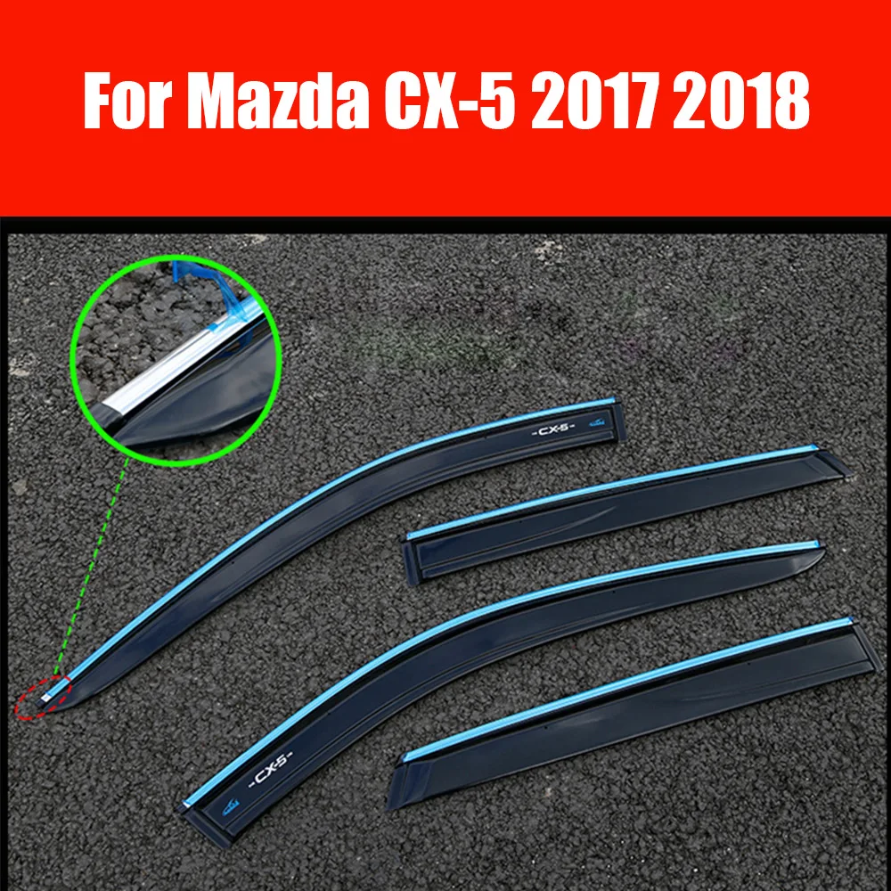 For Mazda CX-5 CX5 2017 2018 Window Visor Vent Shade Rain Sun Wind Guard Deflectors Awnings Shelters Cover 4pcs AITWATT
For Mazda CX-5 CX5 2017 2018 Window Visor Vent Shade Rain Sun Wind Guard Deflectors Awnings Shelters Cover 4pcs AITWATT