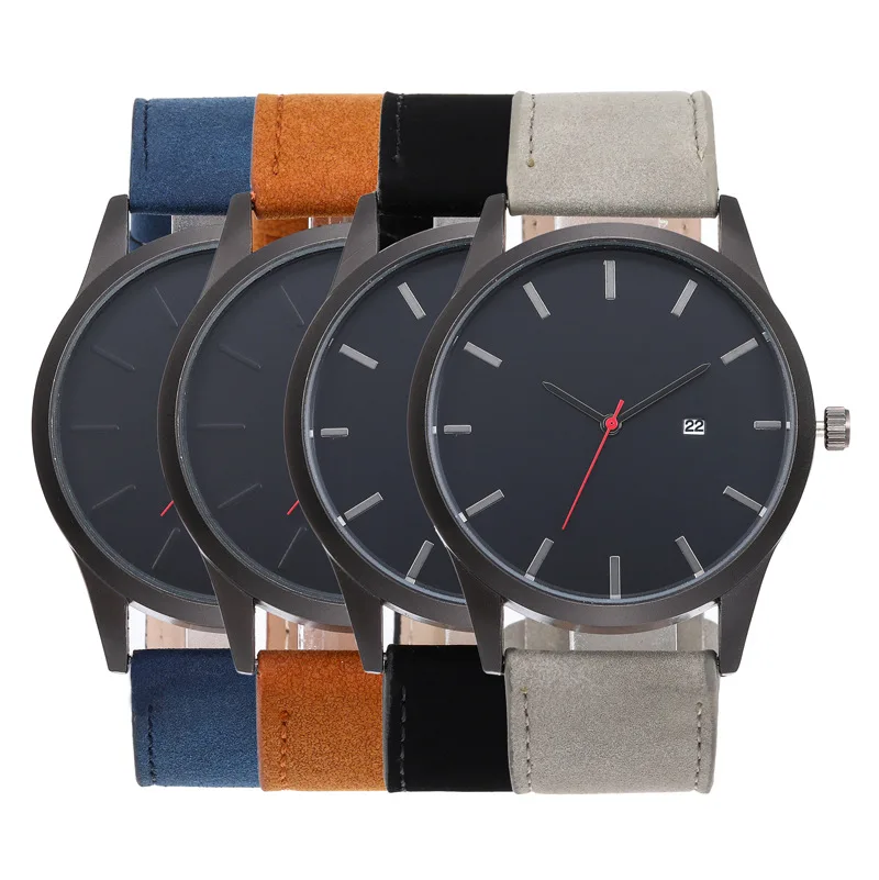 Simple Vintage Belt Calendar Big Dial Mens Quartz Watch Digital date Men's Watches Anniversary Gifts for Husband reloj hombre
Simple Vintage Belt Calendar Big Dial Mens Quartz Watch Digital date Men's Watches Anniversary Gifts for Husband reloj hombre