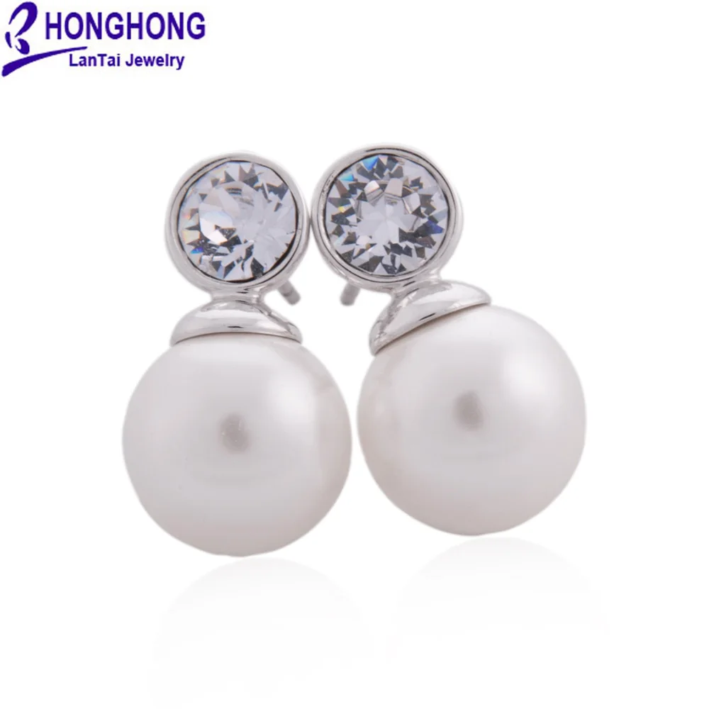 HONGHONG 2018 Pearl Earrings for Women Elegant Charming Crystals high-quality Earring Fashion Jewelry
HONGHONG 2018 Pearl Earrings for Women Elegant Charming Crystals high-quality Earring Fashion Jewelry