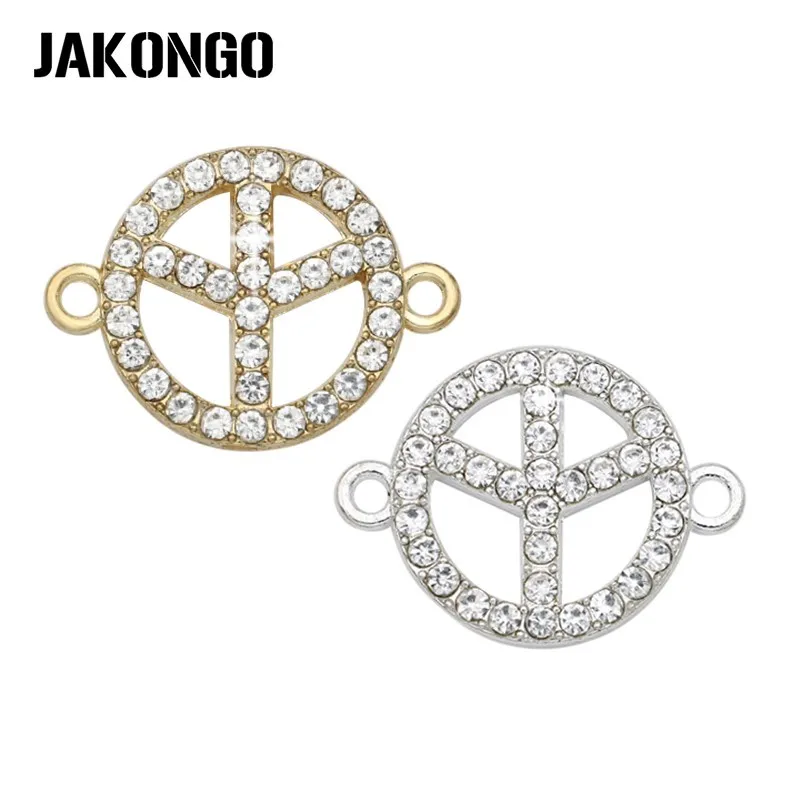 5Pcs Silver Plated Crystal Peace Sign Charm Connector for Jewelry Making Bracelet Accessories Findings Handmade DIY 25x18mm
5Pcs Silver Plated Crystal Peace Sign Charm Connector for Jewelry Making Bracelet Accessories Findings Handmade DIY 25x18mm