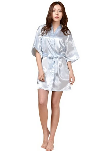 RB034 2016 New Satin Bridesmaid Robes,White Faux Silk Wedding Bridal Sisters Dressing Gown/ Kimono Bathrobes
RB034 2016 New Satin Bridesmaid Robes,White Faux Silk Wedding Bridal Sisters Dressing Gown/ Kimono Bathrobes
