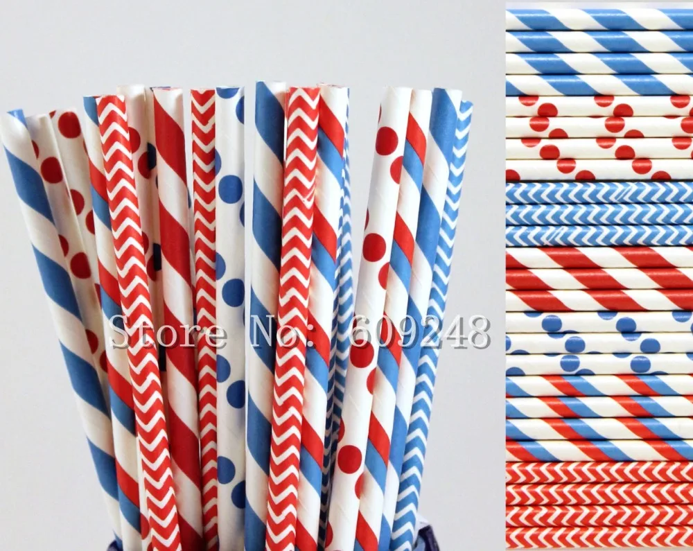 175pcs Drinking Paper Straws Mix,Blue and Red Striped,Polka Dot,Chevron,Blue Red Stripe,4th of July,Patriotic Birthday Party
175pcs Drinking Paper Straws Mix,Blue and Red Striped,Polka Dot,Chevron,Blue Red Stripe,4th of July,Patriotic Birthday Party